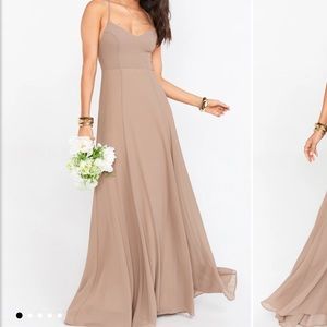 Dune chiffon show me your mumu bridesmaids dress